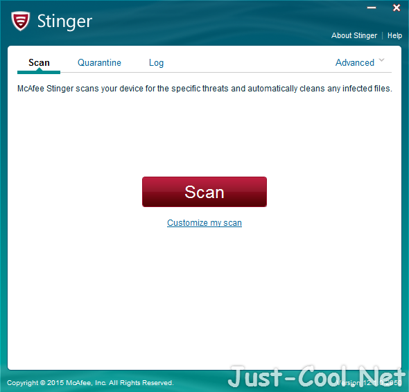 McAfee Labs Stinger 13.0.0.58 免安裝版 – 病毒、惡意程式掃描移除工具