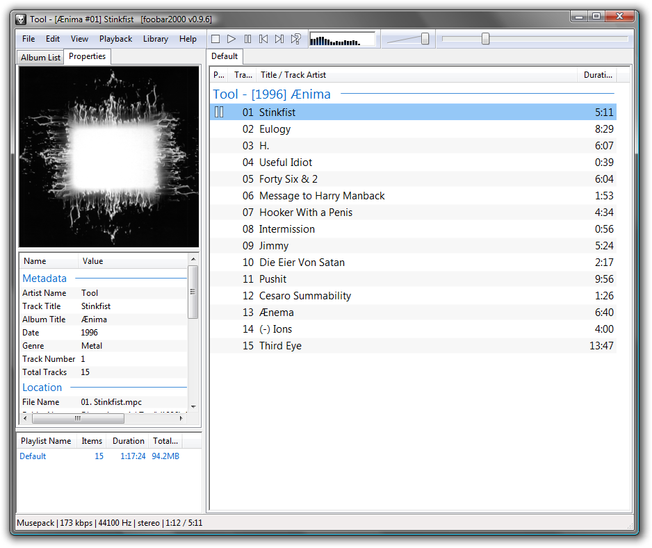 foobar2000 2.1.2 免安裝英文版 – 音質最佳的音樂播放程式